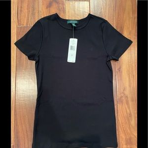 Ralph Lauren NWT black crew neck t shirt